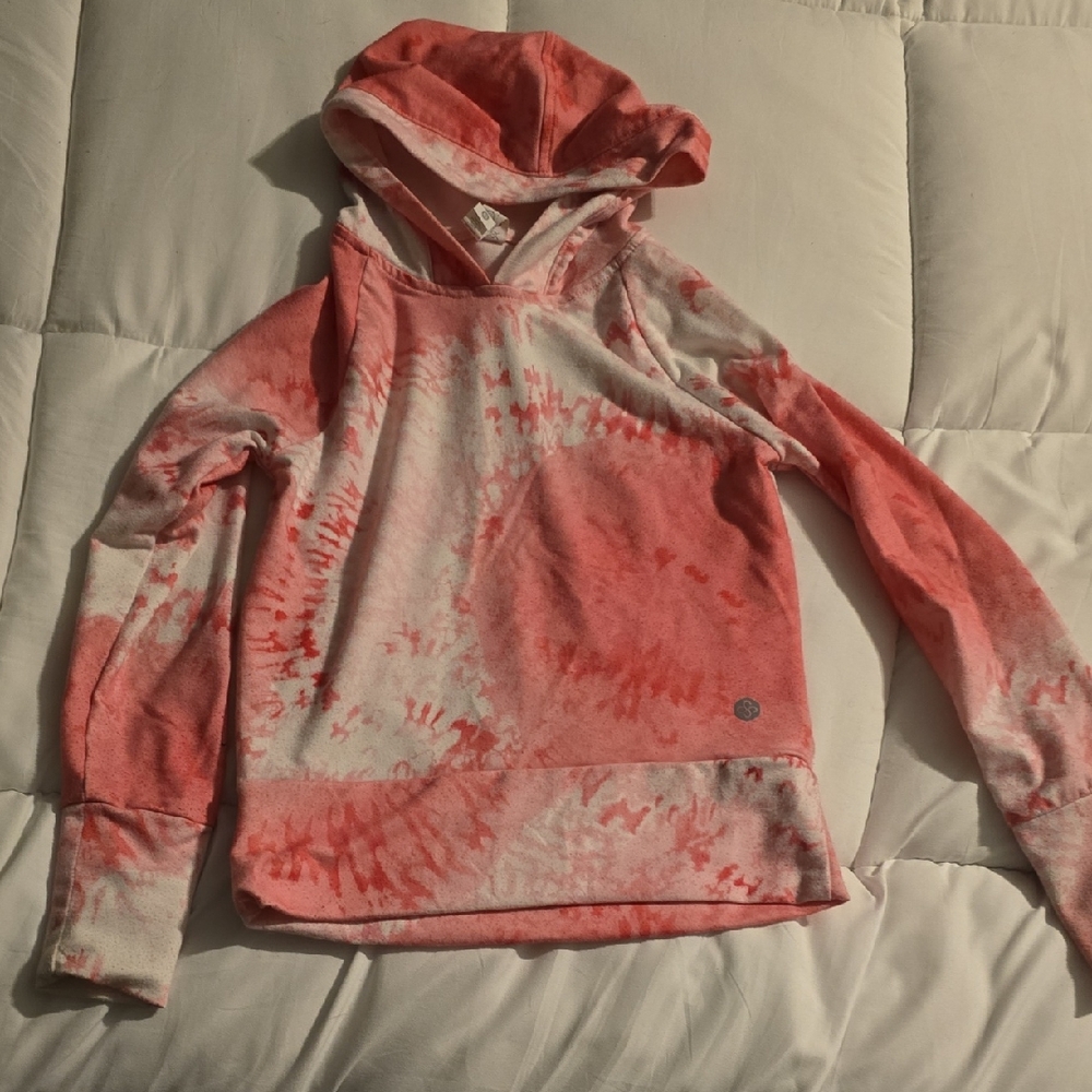 Scorpio Sol Coral and Cream Hoodie